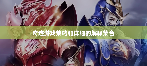 奇迹游戏策略和详细的解释集合 第3张