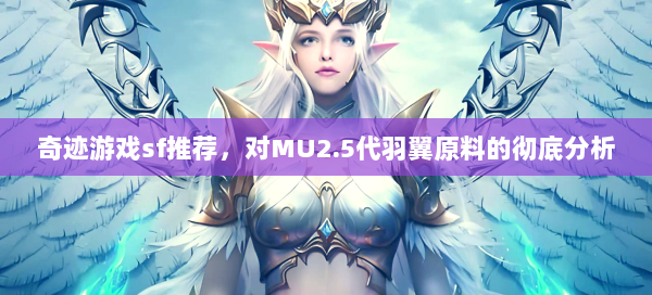 奇迹游戏sf推荐，对MU2.5代羽翼原料的彻底分析  第2张